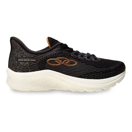 Tênis Feminino Delta 122 Olympikus Preto/chumbo Liso 38 Br