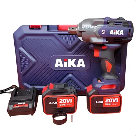 Chave De Impacto Profissional Aika 1500nm Bateria 6.0ah Zm Violeta-escuro 127/220v 50hz/60hz
