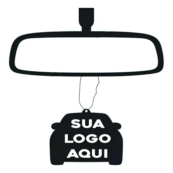 Kit 100 Cheirinho De Carro Personalizado Com Sua Marca Logo