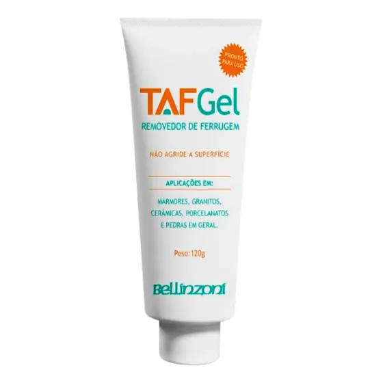 Corta Ferrugem Taf Gel 120g Marmore Granito Cerâmica Pedra