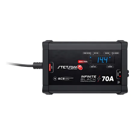 Fonte Carregador Automotivo Stetsom 70a Digital Bivolt Preto