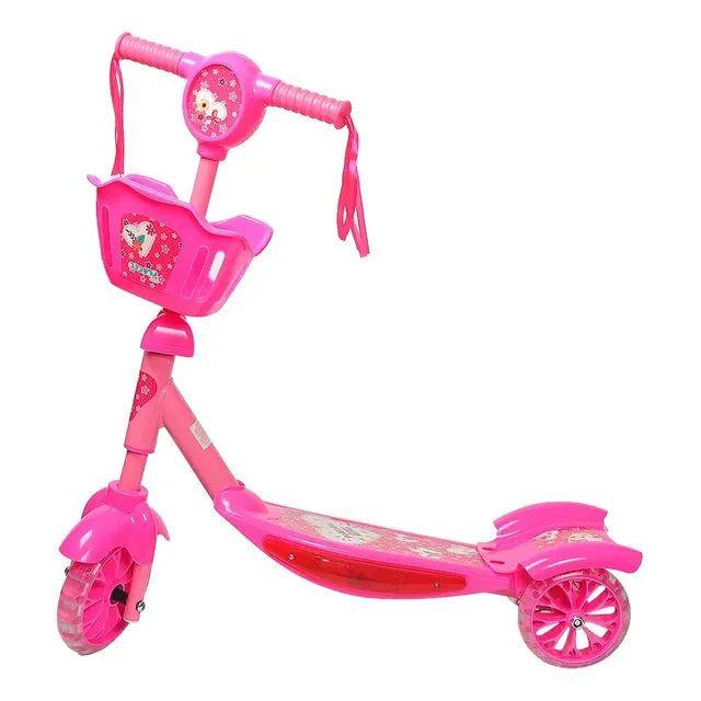 Patinete Infantil Musical 3 Rodas Kiddy - Replay Kids - Rosa Rosa