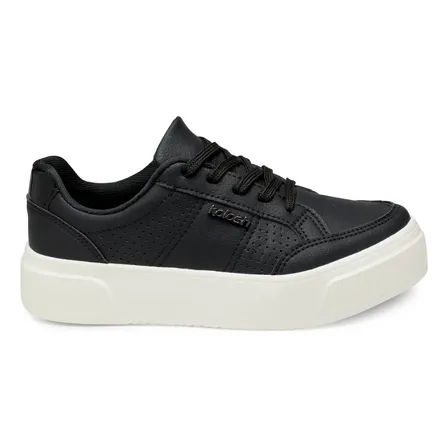 Tênis Kolosh Casual Feminino Flatform Preto Liso 35 Br