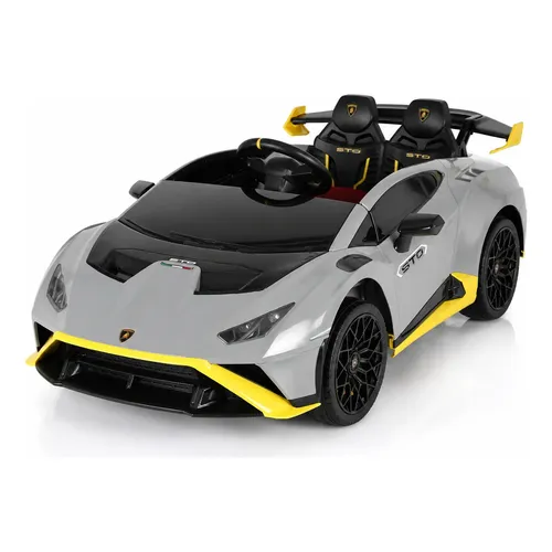Brinquedo Carrinho Elétrico Lamborghini Huracán24v Drift 360 Cinza 127/220v