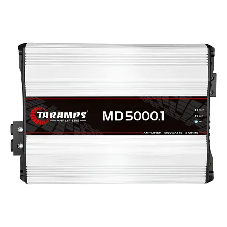 Modulo Taramps Md5000 2 Ohms Potencia 5000wrms Amplificador Branco