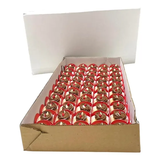 10 Caixas Doce 37x19x5 Para 50 Docinhos