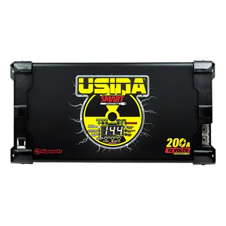 Fonte Usina Smart Connect 200a 12v Monovolt Automotivo Preto