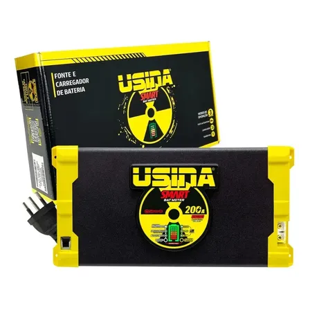Fonte Automotiva Usina Smart Bat Meter 12v 200a Monovolt 220