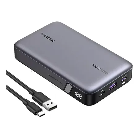 Power Bank Ugreen 20000mah Bateria 100w +cabo Tipo C