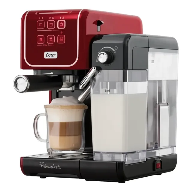 Oster Primalatte Touch Red Cafeteira Espresso 1050w - 220v