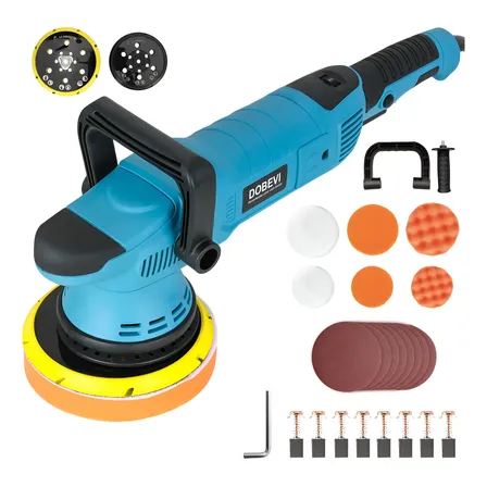 Politriz Eletrica Roto Orbital 15mm 5 E 6 Pol 1600w Dobevi Azul 220v