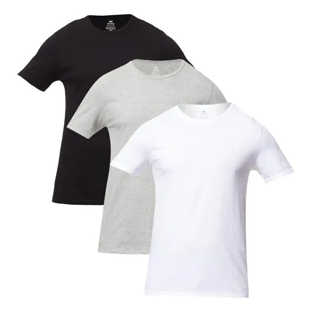 Kit Com 3 Camisetas Masc Básicas Slim Gola Redonda Hering