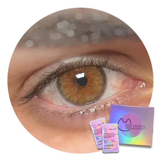 Lentes De Contato Edy Hoshi Cosmopolitan Tóquio Anual 1 Par