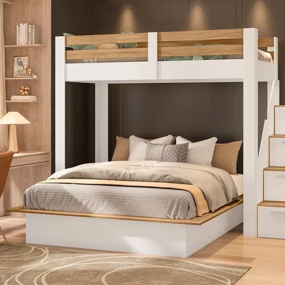 Beliche Family Adulto Com Cama Casal Star Plus Casatema