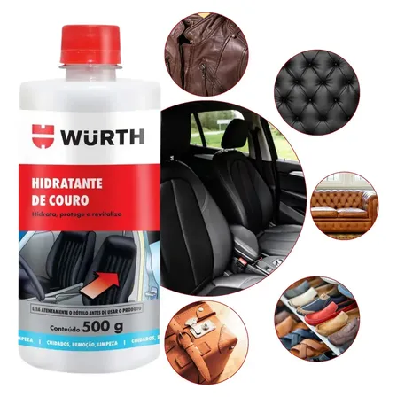Hidratante Para Couro Automotivo Wurth 500g