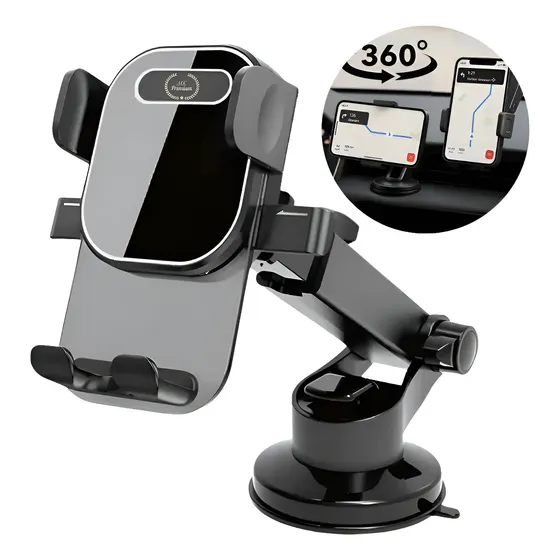 Suporte Celular Carro Painel Vidro Ventosa Giro 360 Graus