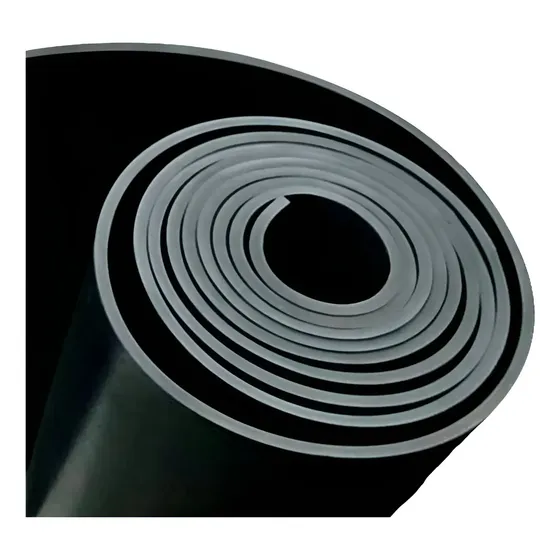 Lençol Piso Manta De Borracha 3mm 1 M De Largura X 3 Metros Preto