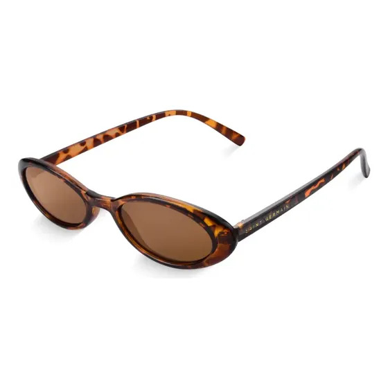 Óculos De Sol Uv400 Oval Feminino Verona Tortoise Giorno