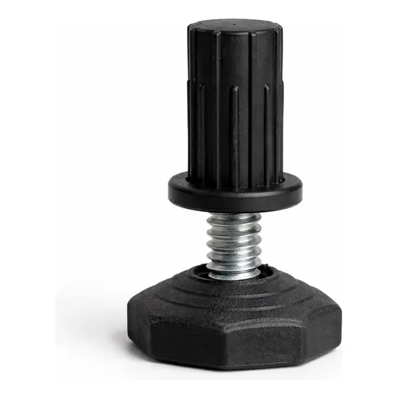 Sapata Pé Nivelador Pezinho 1/4 X 3/4 Para Móveis Kit 200un.