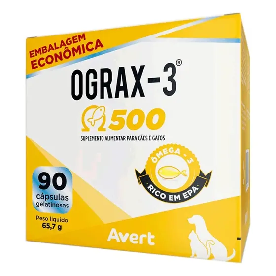 Ograx 3 500mg 90 Cápsulas