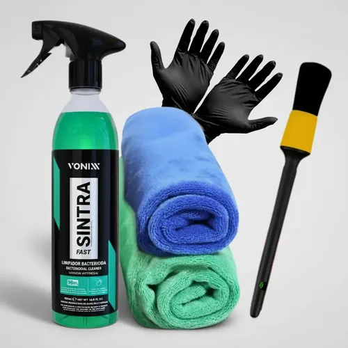 Kit Limpeza Interna Automotivo Sintra Fast Vonixx + Pincel