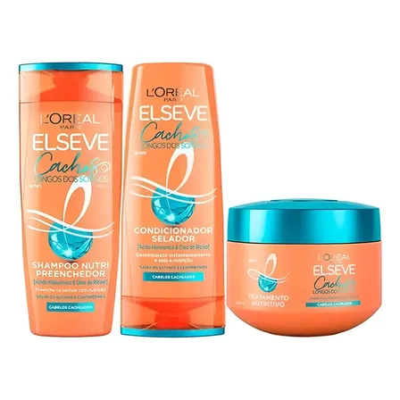 Elseve Cachos Longos Dos Sonhos - Shampoo + Cond + Máscara