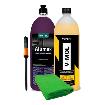 V-mol Alumax 1,5l Limpeza Pesada Completa Motor Chassi Rodas