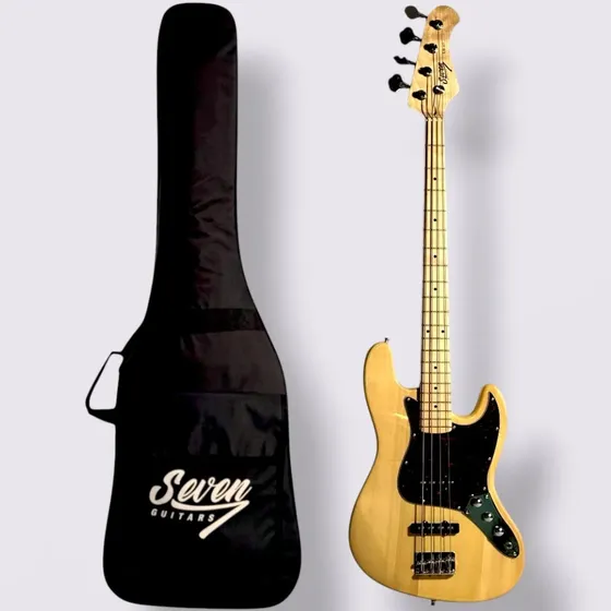 Contrabaixo J.bass Seven Sjb-47 Nt Natural 4c Com Bag