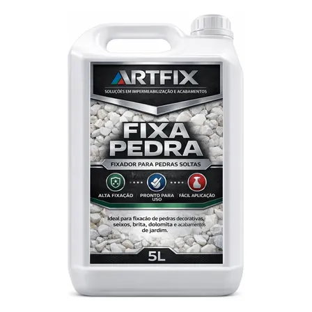 Fixador De Pedras De Jardim Soltas - Alta Fixação Cola 5l