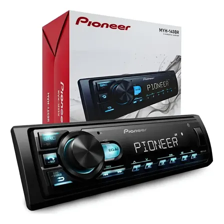Pioneer Radio Som Universal Mp3 Player Mvh-145br Potencia