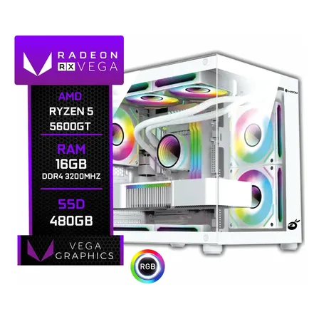 Pc Gamer Thanos Amd Ryzen 5 5600gt Ssd 480gb 16gb Ram Ddr4 480 Gb 16 Gb Radeon Vega 7