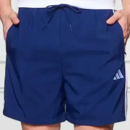 Short Masculino Chelsea Essential 3 Listras adidas Dark Blue Liso G