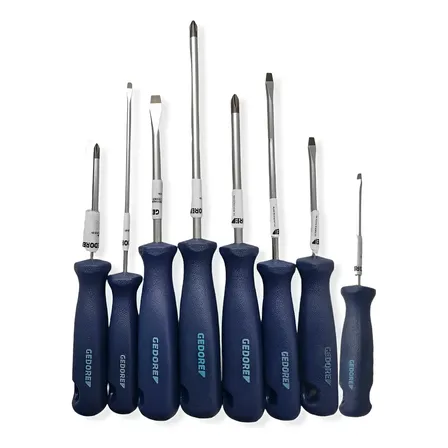 Chave De Fenda E Phillips Gedore 150-160s Profissional 8 Pçs