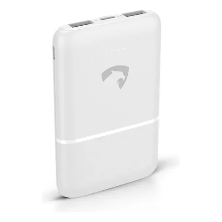 Power Bank Portátil 5000mah Usbc+2usb 20w Ultrapower Amet Branco
