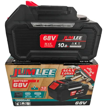 Bateria Para Ferramenta Elétrica Jumlee Bateria 68v