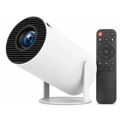 Projetor Hy300 Portátil 4k Smart Android Wi-fi Bluetooth Branco 127/220v