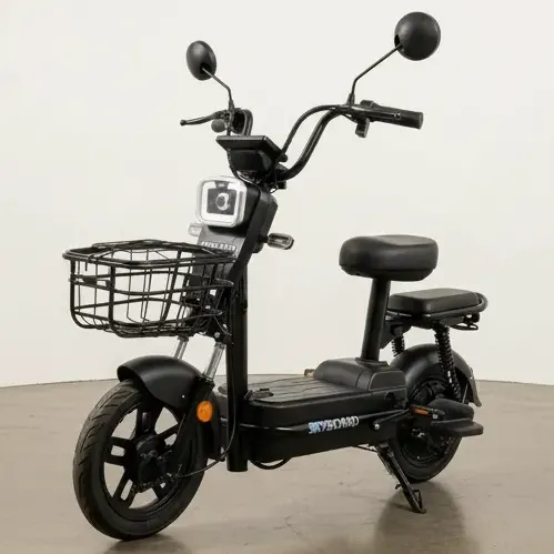 Bicicleta Elétrica Skyboard 48v-21ah 60km Nfc 2027 Novo Preto 14