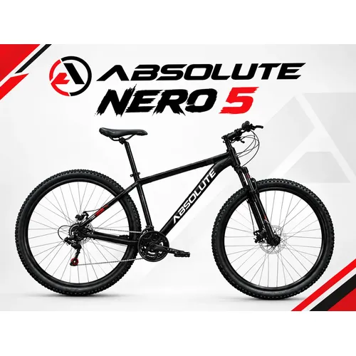 Bicicleta Aro 29 Absolute Nero 5 Freio Disco 21 Velocidades Preto 15