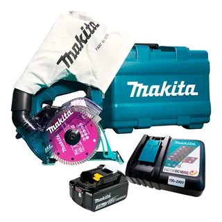 Serra Mármore Profissional 18v Dcc500zk Makita Com Maleta