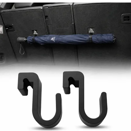 Kit 2 Ganchos Suporte Porta Malas Isofix 1 Guarda-chuva Sol