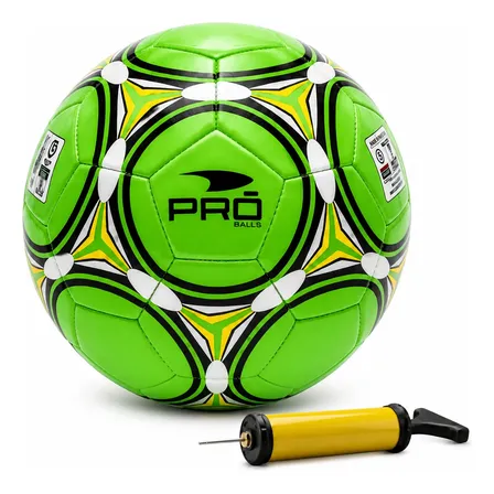 Bola De Futebol Com Bomba Para Enchimento Treino Campo Jogo Variados