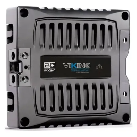 Viking 5002 Modulo Amplificador Banda 2 Ohms 1 Canal 5000w Cinza-escuro