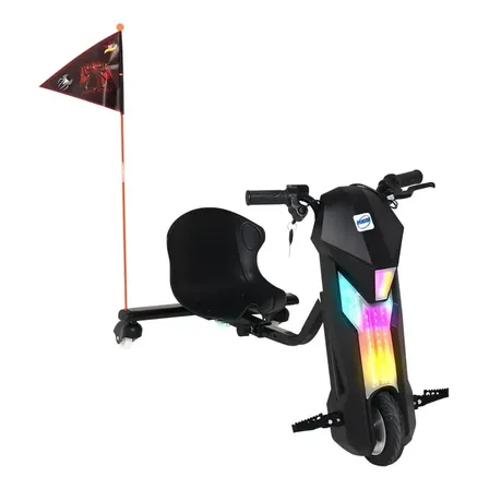 Patinete Drift 360 Elétrico Ruum 36v 25km/h Bluetooth 110kg Preto