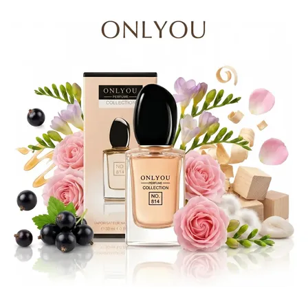 Perfume Feminino Collection No,814 - Unique Aroma From The Onlyou Collection 30ml, Exclusive Perfume For Daily Use, Size 30ml