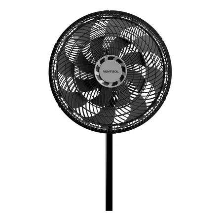 Ventilador De Coluna, 40cm, Preto, 127v, Ventisol 40 Cm 60hz Preto 127v Cinza Plástico 16