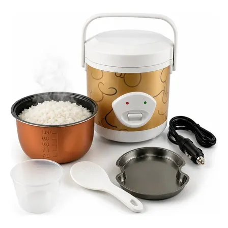 Panela De Arroz Elétrica 12v Portátil Motorhome Carro 12v