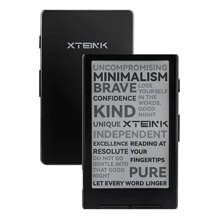 Ereader Xteink X4 Leitor Livros Digital E-ink 4,3 16gb Wi-fi Preto