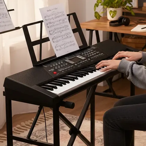 Teclado Musical Piano Eletronico 61 Teclas Iniciante