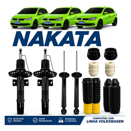 Amortecedores Nakata Gol Voyage G5 G6 G7 + Kits