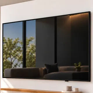 Painel Tv 65 Polegadas P/ Sala Ripado C/ Prateleira Freijó/off White